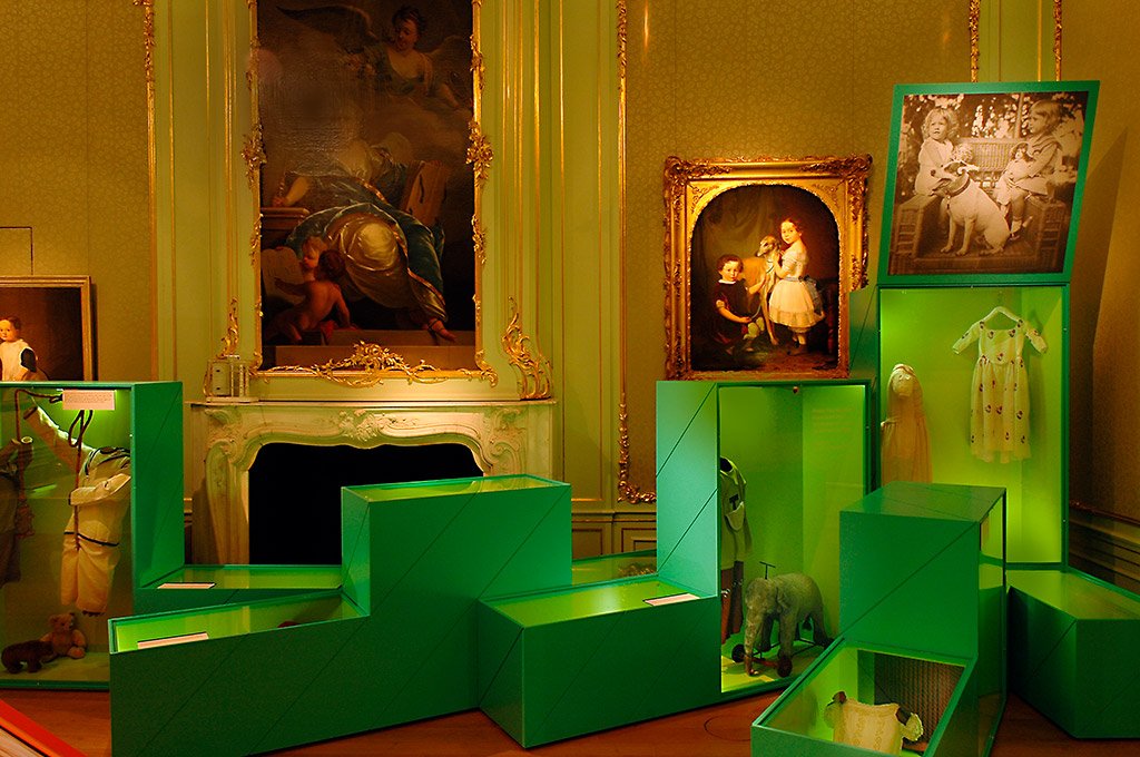 De blokkenhoek en het poppenhuis