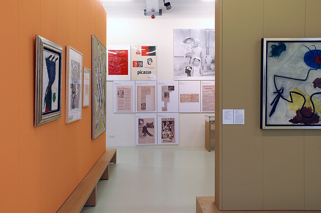 Picasso, Klee en Miro.