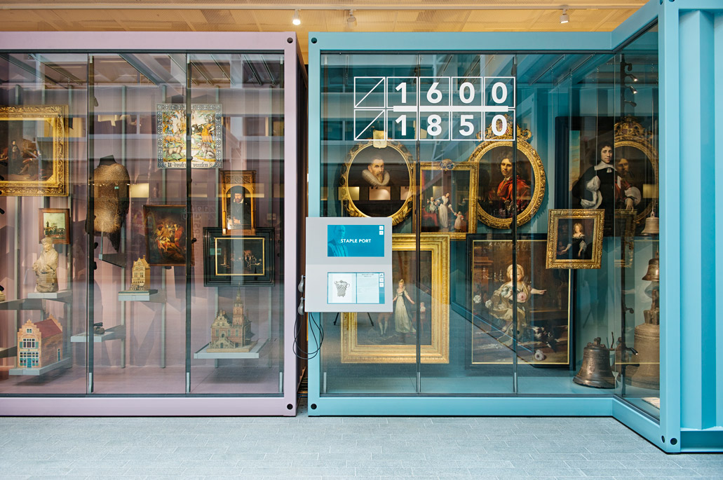 Typografie van de tijdvakken.