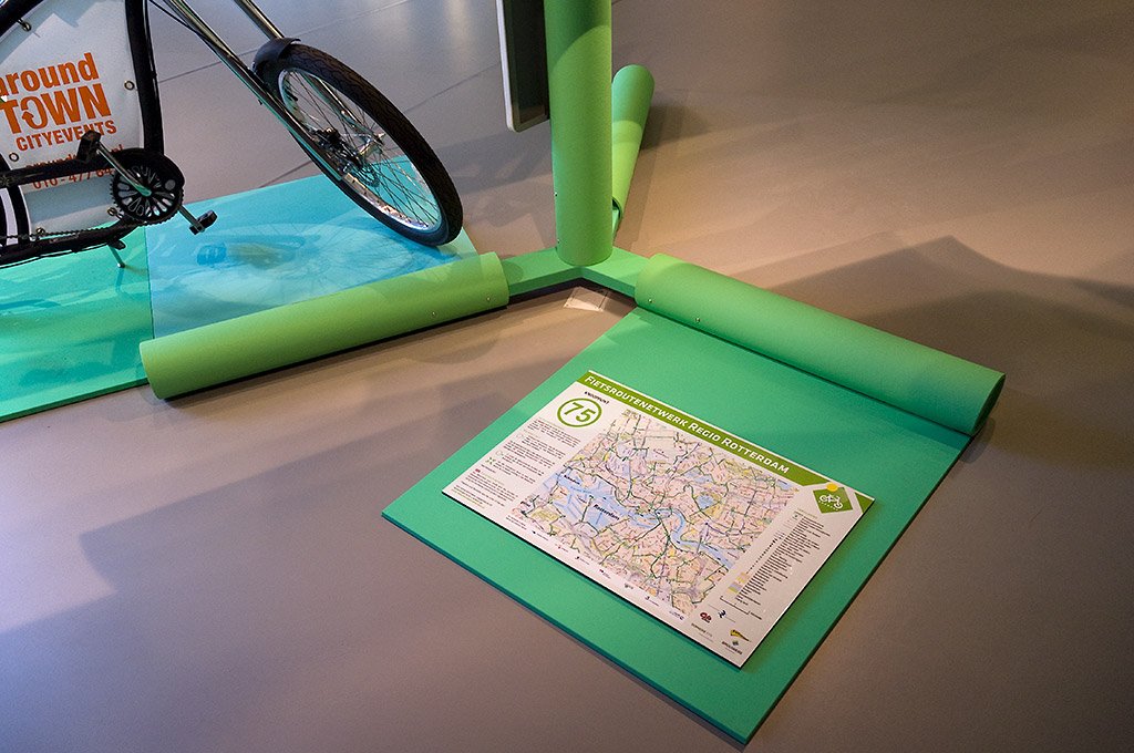 De introductie van de fietsknooppuntenroute