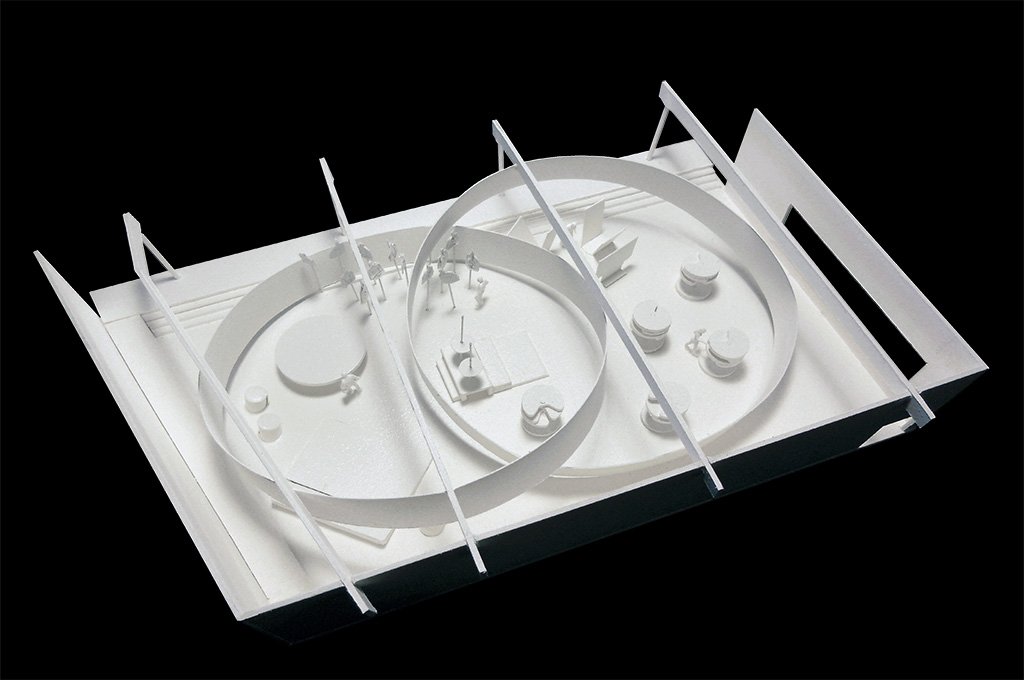 Polderen! maquette tentoonstelling