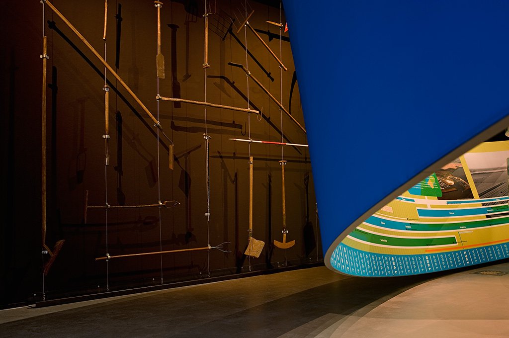 Detail met de ring net boven de vloer