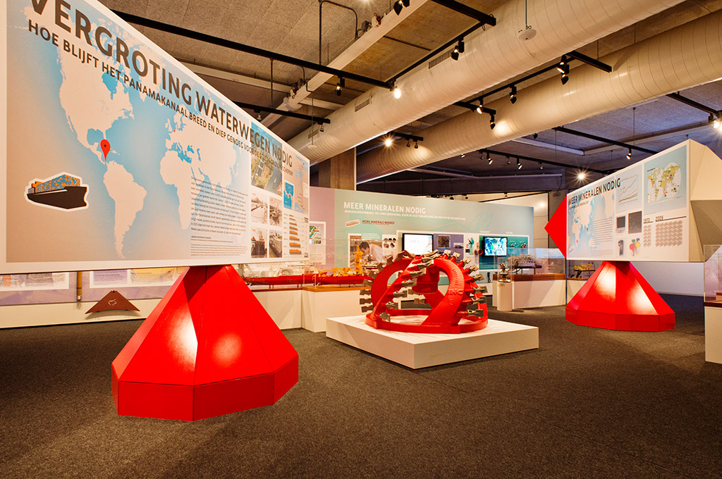 Overzicht van het tentoonstellingsontwerp Koninklijke IHC