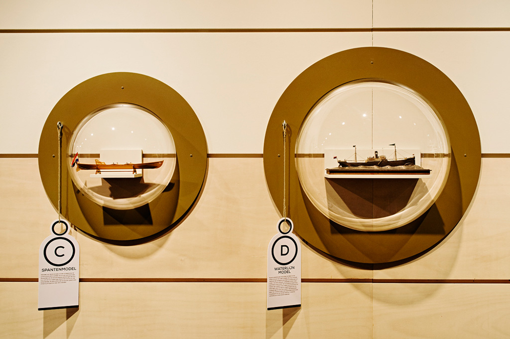 schaalmodellen in het Maritiem Museum Rotterdam