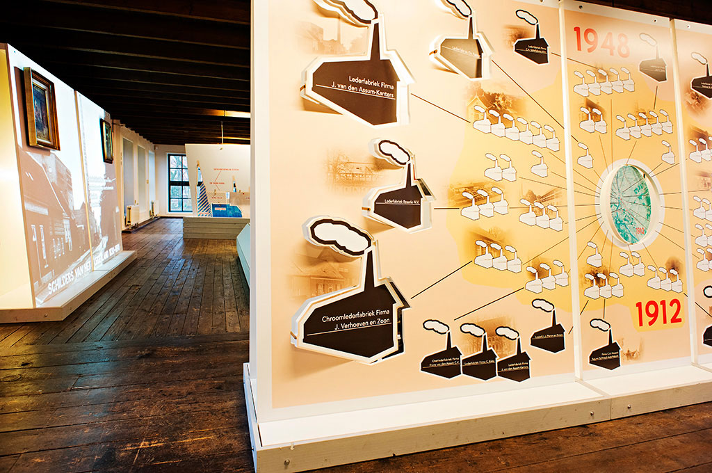 De pop-up infographic met alle looierijen in Dongen