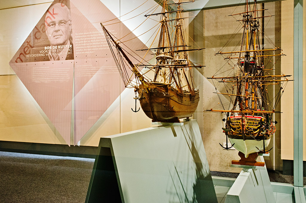 Sokkel voor scheepsmodel