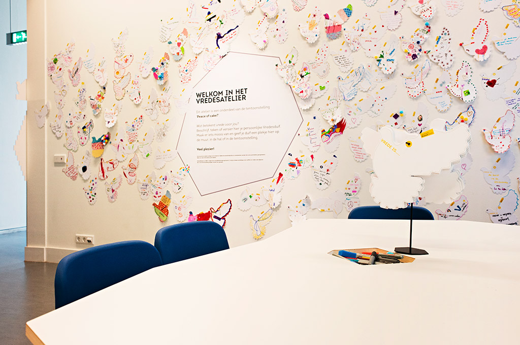 Welkom in het vredesatelier