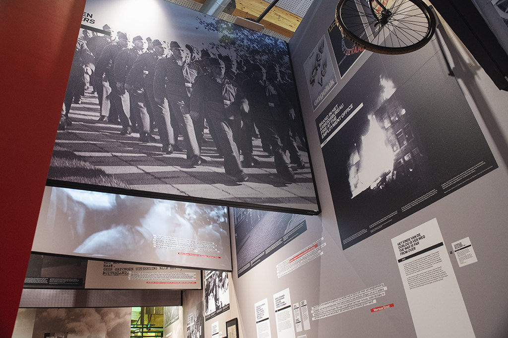 De Zaanstreek in oorlogstijd, detail interieur tijdlijn 40-45.