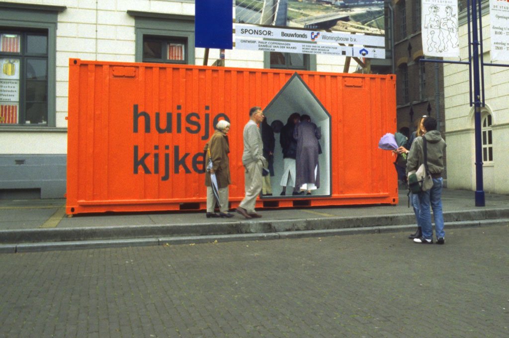 Huisje Kijken voor Museum de fundatie in Zwolle.