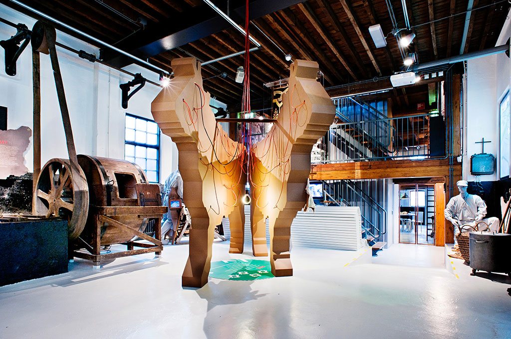 Het rariteiten kabinet in de vorm van een gekke koe