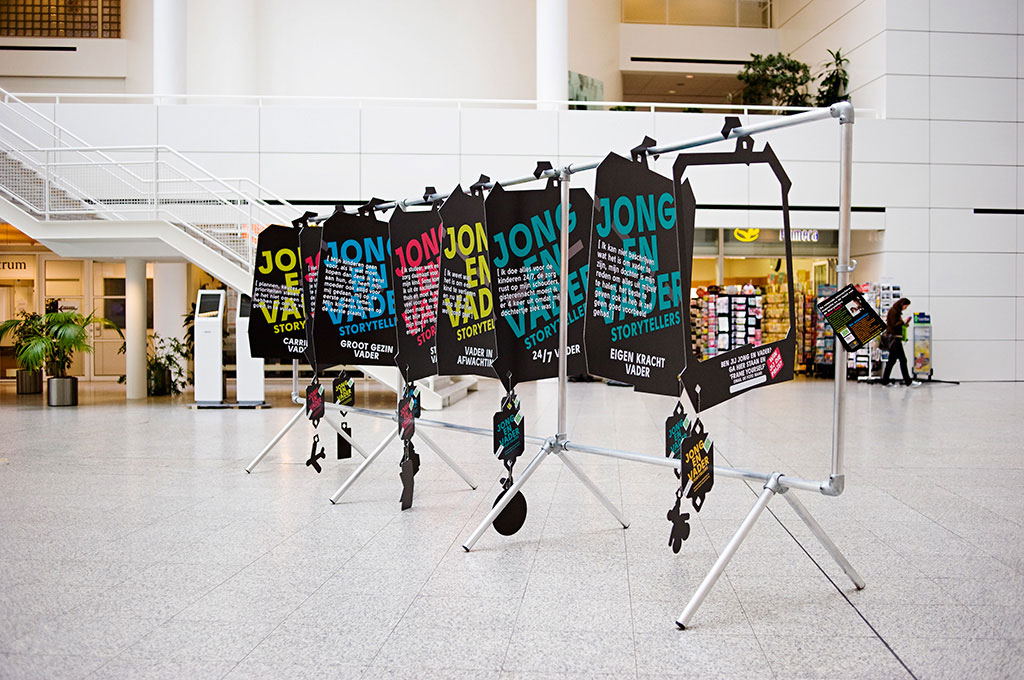 Jong en Vader, Storytellers. Overzicht achterkant.